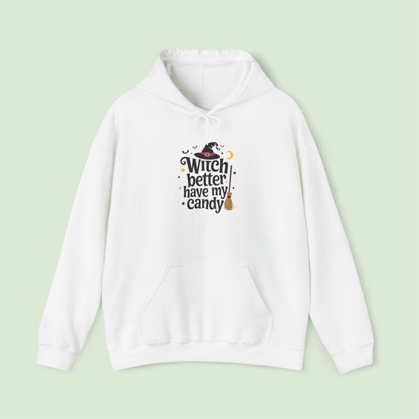 Witch Better Have My Candy | Unisex Heavy Blend™ Hooded Sweatshirt | Halloween edition